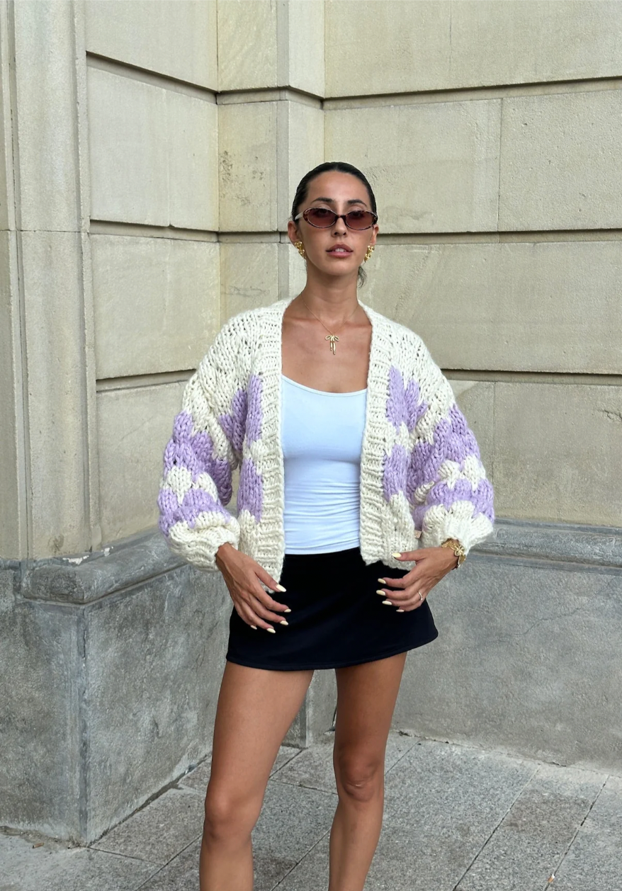 Violet & Vanilla Knit